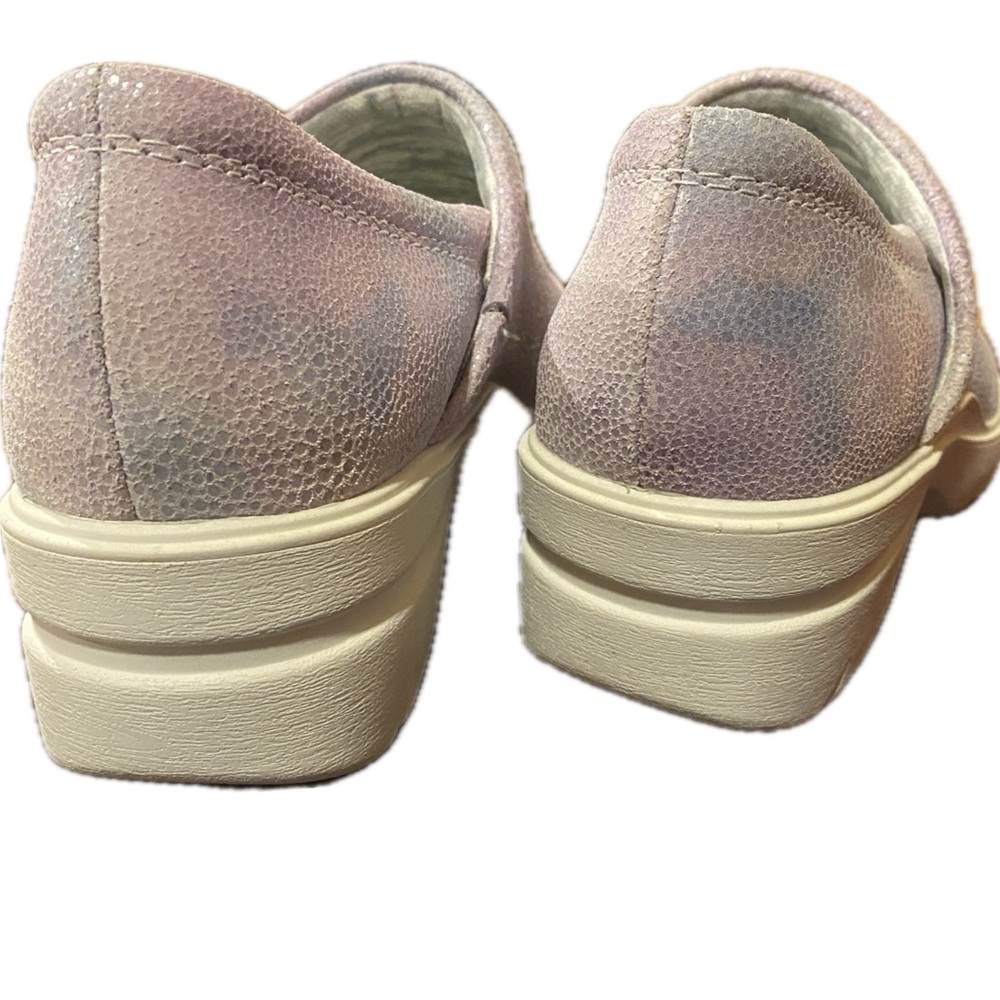 Women’s Nurse Mates Align Indya clog multi pastel orthotic slip resistant 9 - Picture 9 of 9
